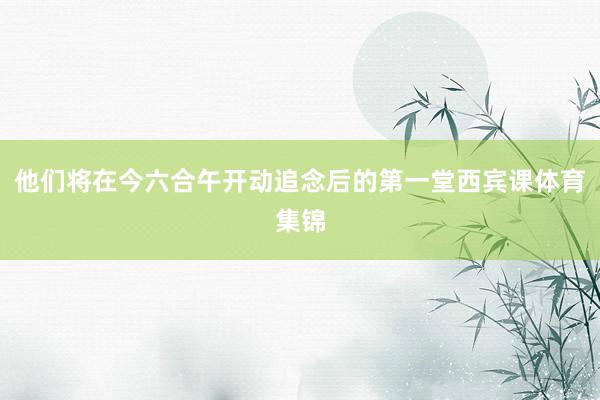他们将在今六合午开动追念后的第一堂西宾课体育集锦