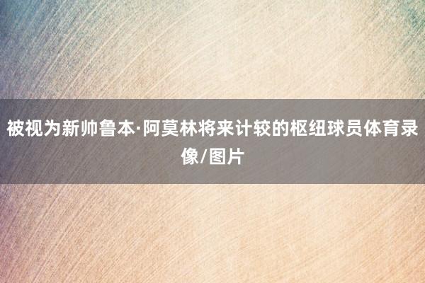 被视为新帅鲁本·阿莫林将来计较的枢纽球员体育录像/图片