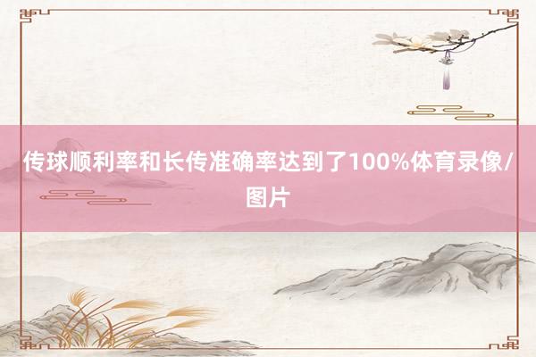 传球顺利率和长传准确率达到了100%体育录像/图片