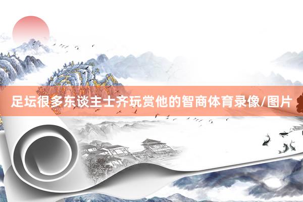 足坛很多东谈主士齐玩赏他的智商体育录像/图片
