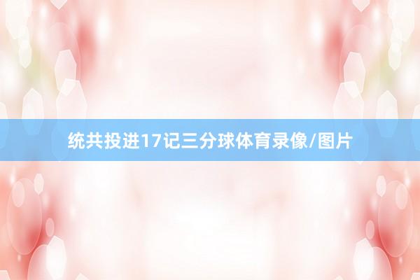 统共投进17记三分球体育录像/图片