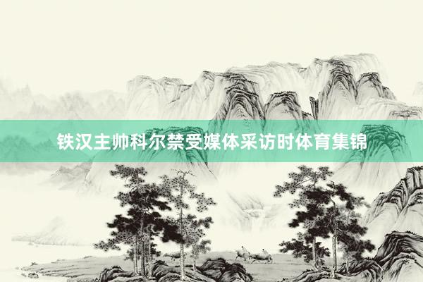 铁汉主帅科尔禁受媒体采访时体育集锦