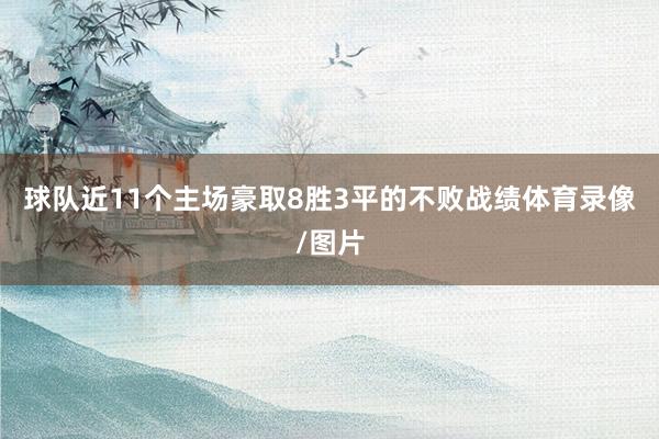 球队近11个主场豪取8胜3平的不败战绩体育录像/图片