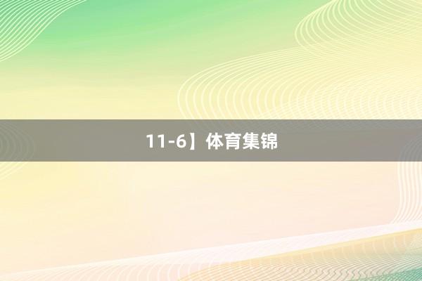 11-6】体育集锦
