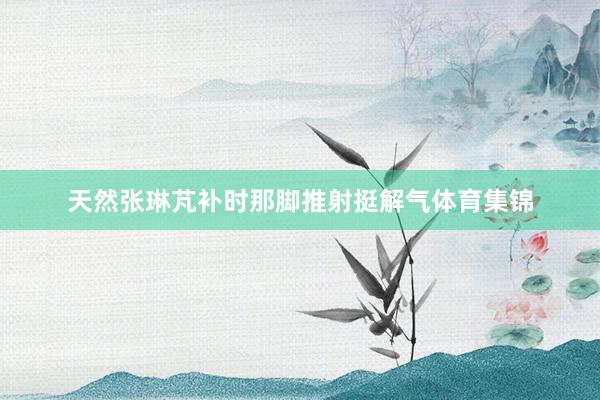 天然张琳芃补时那脚推射挺解气体育集锦