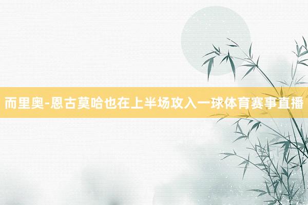 而里奥-恩古莫哈也在上半场攻入一球体育赛事直播