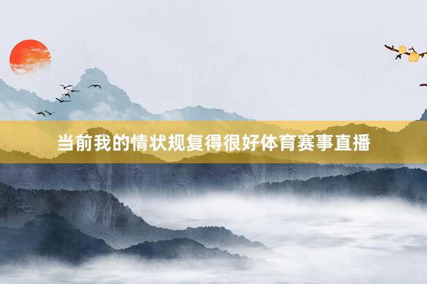 当前我的情状规复得很好体育赛事直播