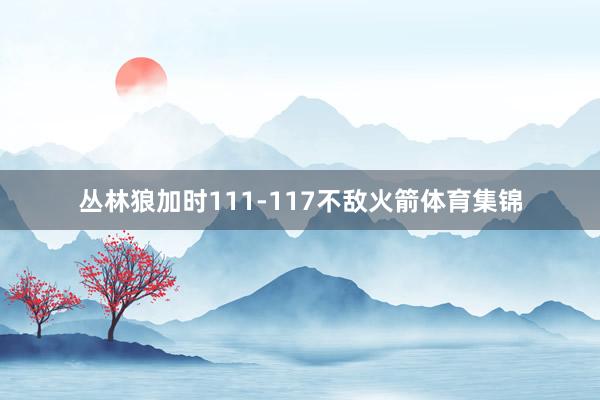 丛林狼加时111-117不敌火箭体育集锦