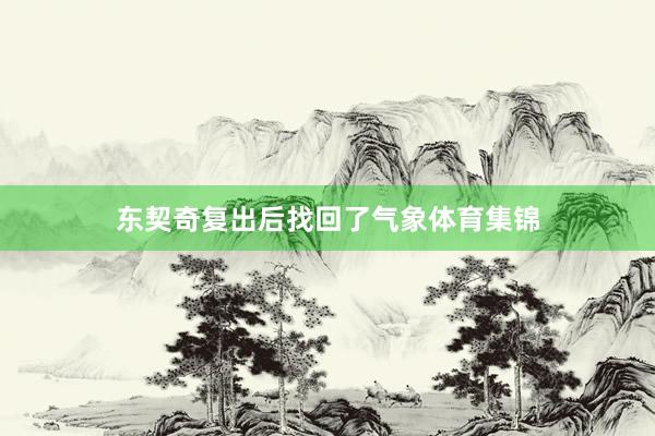 东契奇复出后找回了气象体育集锦