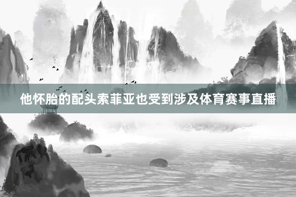 他怀胎的配头索菲亚也受到涉及体育赛事直播