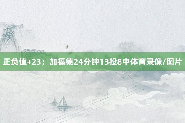 正负值+23；加福德24分钟13投8中体育录像/图片
