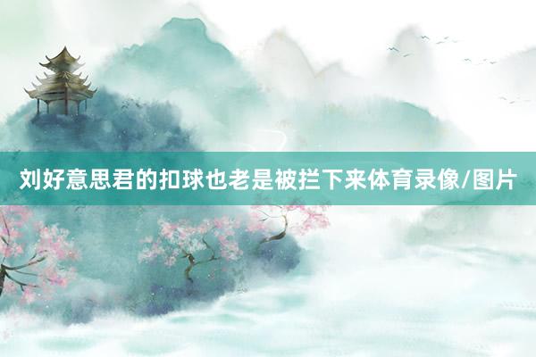 刘好意思君的扣球也老是被拦下来体育录像/图片