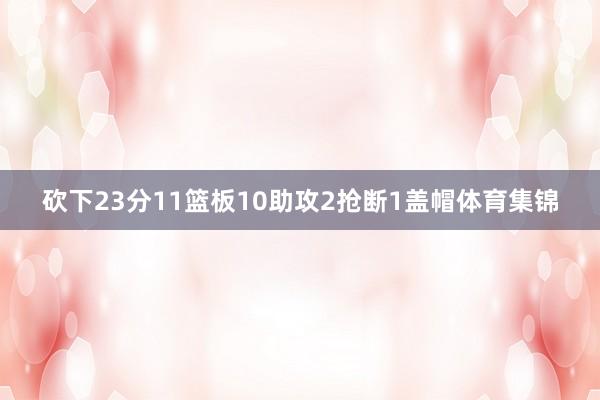 砍下23分11篮板10助攻2抢断1盖帽体育集锦