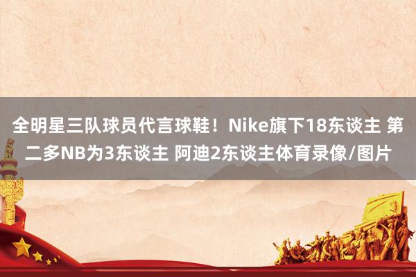 全明星三队球员代言球鞋！Nike旗下18东谈主 第二多NB为3东谈主 阿迪2东谈主体育录像/图片