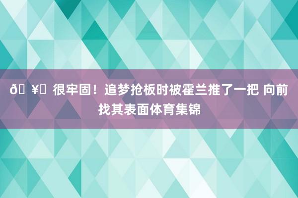 🥊很牢固！追梦抢板时被霍兰推了一把 向前找其表面体育集锦