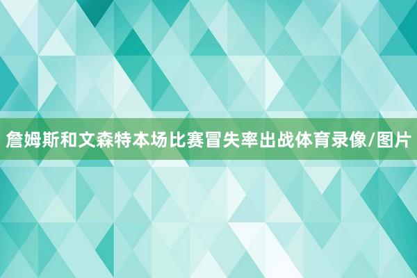詹姆斯和文森特本场比赛冒失率出战体育录像/图片
