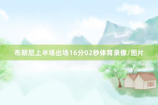布朗尼上半场出场16分02秒体育录像/图片