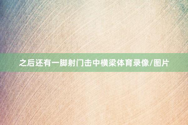 之后还有一脚射门击中横梁体育录像/图片