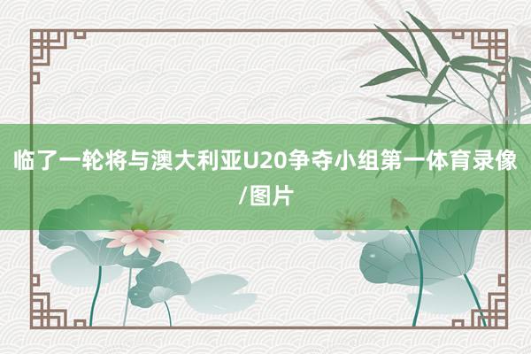 临了一轮将与澳大利亚U20争夺小组第一体育录像/图片