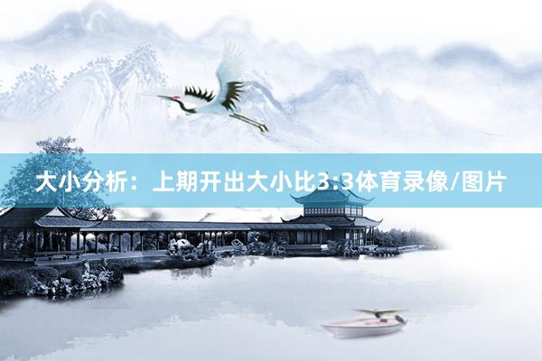 大小分析：上期开出大小比3:3体育录像/图片