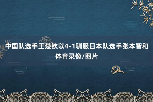 中国队选手王楚钦以4-1驯服日本队选手张本智和体育录像/图片