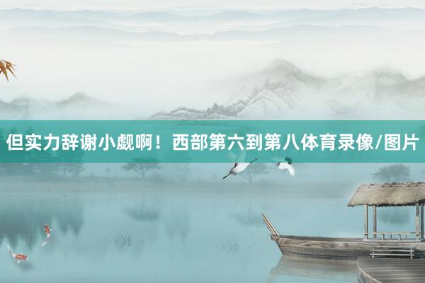 但实力辞谢小觑啊！西部第六到第八体育录像/图片