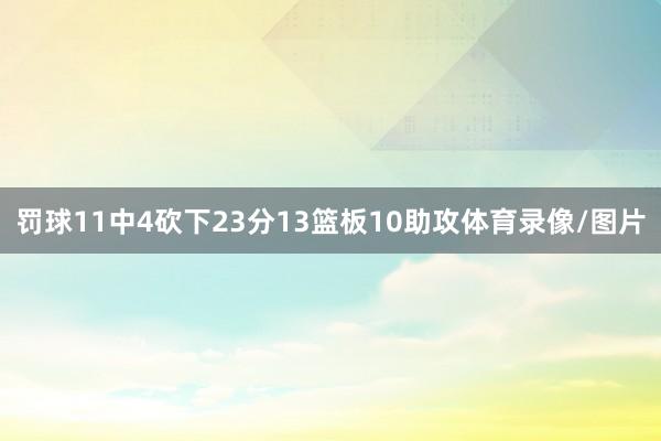 罚球11中4砍下23分13篮板10助攻体育录像/图片