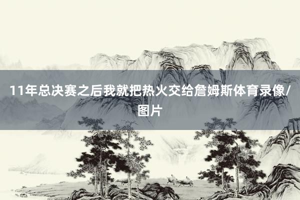 11年总决赛之后我就把热火交给詹姆斯体育录像/图片