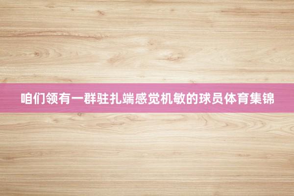 咱们领有一群驻扎端感觉机敏的球员体育集锦