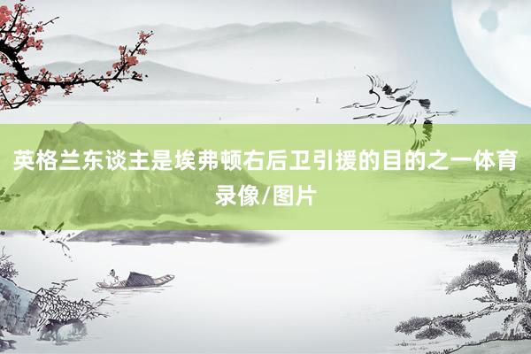 英格兰东谈主是埃弗顿右后卫引援的目的之一体育录像/图片