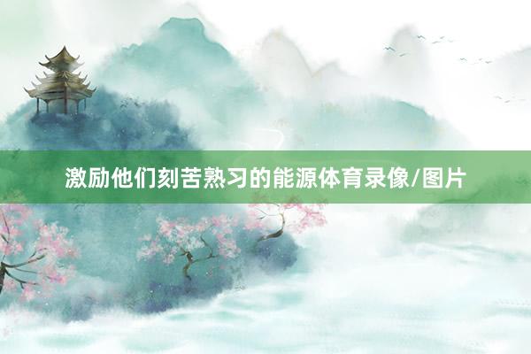 激励他们刻苦熟习的能源体育录像/图片