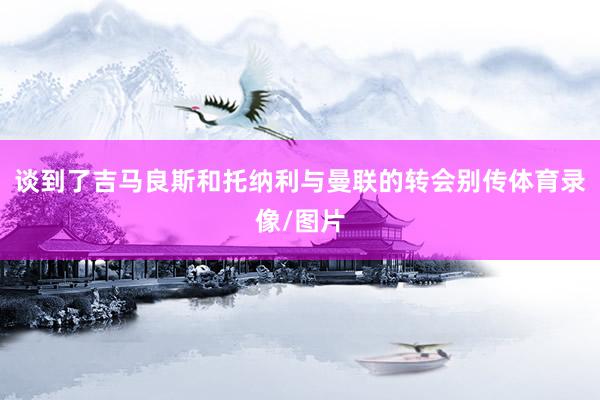 谈到了吉马良斯和托纳利与曼联的转会别传体育录像/图片