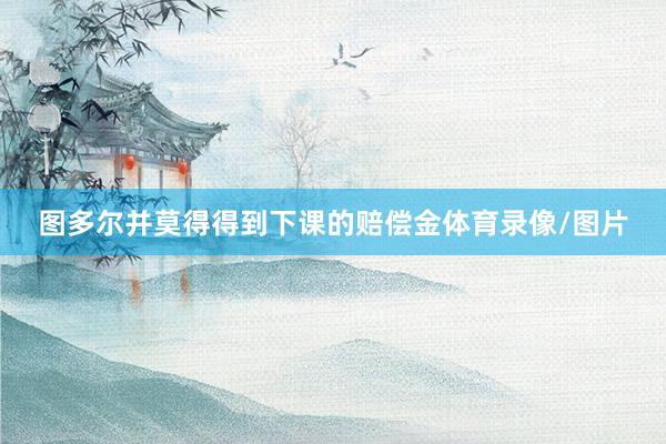 图多尔并莫得得到下课的赔偿金体育录像/图片